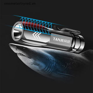 Đèn pin Mini Metertryd USB Đèn pin sạc Đèn pin cắm trại Đèn tìm kiếm cắm trại VN