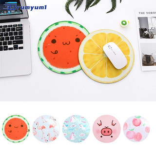 Còn hàng! Đáng Yêu Cắt Hoạt Hình Silicon Miếng Lót Chuột Bàn Thảm Tròn Miếng Lót Chuột Sáng Tạo Cá Tính Chuột Pad