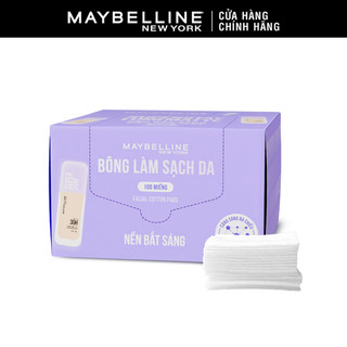  Bông Tẩy Trang Làm Sạch Da Lumi Matte Maybelline New York 100 Miếng/Hộp