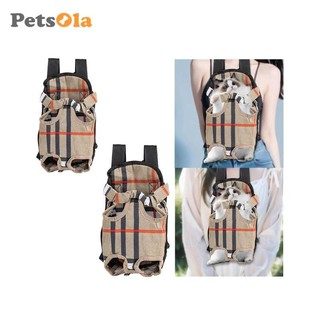 Ba lô PETSOLA Đi bộ đường dài bằng vải cho chó Ba lô Túi trước để cắm trại cho mèo con
