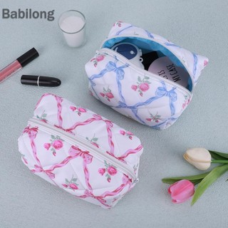  Túi đựng mỹ phẩm hình nơ dễ thương có dây kéo Túi đựng đồ trang điểm dành cho nữ
