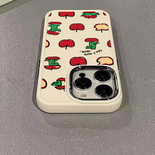 Sáng Tạo Mới Toàn Màn Hình Họa Tiết Apple Ốp lưng Tương Thích Cho IPhone 15 14 13 12 11 Pro Max Xr X Xs Max 7 8 SE 2020 Kim Loại Bảo Vệ Ống Kính Ốp Lưng Silicon Mềm Chống Sốc