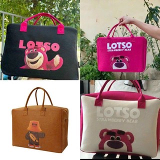 Túi du lịch đa năng chất liệu nỉ xốp size to cài vali tiện lợi