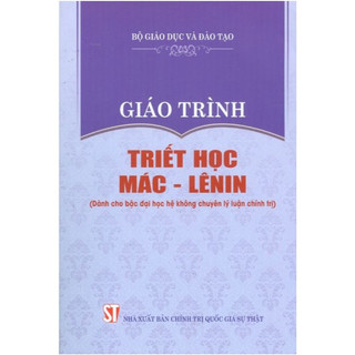 Sách - Giáo trình Triết học Mác - Lênin