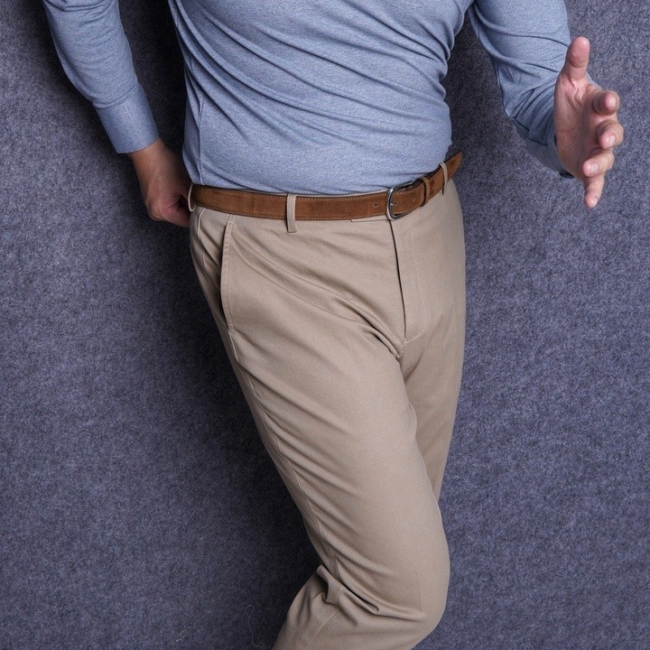Quần chino trang trọng, lịch sự - Latte Brown Monrizo Business Chino