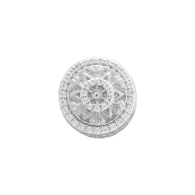 Hạt Charm Bạc đính đá PNJSilver XMXMW060398