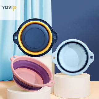 Yovip Di Động Có Thể Gập Lại Nhựa Giặt Lưu Vực Du Lịch Gấp Bồn Rửa An Toàn Có Thể Gập Lại Bồn Rửa Phòng Tắm Thiết Bị Gia Dụng VN