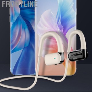 Frontline Tai nghe không dây dẫn khí, Tai nghe mở tai Bluetooth không dây chống nước ngăn chặn rò rỉ âm thanh Kết nối ổn định với Mic kép Gọi thể thao