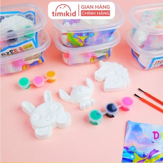  Tô Tượng Thạch Cao Mini Cho Bé Kèm Cọ Và Màu - Đồ Dùng Học Tập Quà Tặng Học Sinh - TImikid 