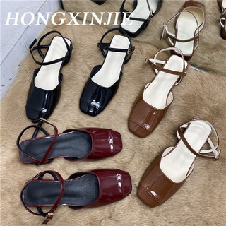HONGXINJIE dép sandal nữ dép đế cao Thoải Mái Xinh Xắn  Phối màu tinh tế Tinh tế Đi biển Đa dạng FDL24602LV 27Z240701