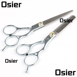 Kéo cắt tóc OSIER1, Kéo cắt tóc bằng thép không gỉ 6.0 Inch, Salon cắt tóc chất lượng cao Kéo cắt tóc mỏng bạc Cửa hàng cắt tóc