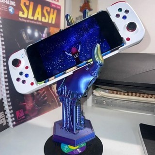  Giá đỡ bộ điều khiển cho PS5 / 4 / 3 / xbox / Nintendo switch 3D Cyberpunk tay cầm cơ khí phụ kiện trang trí- & & *