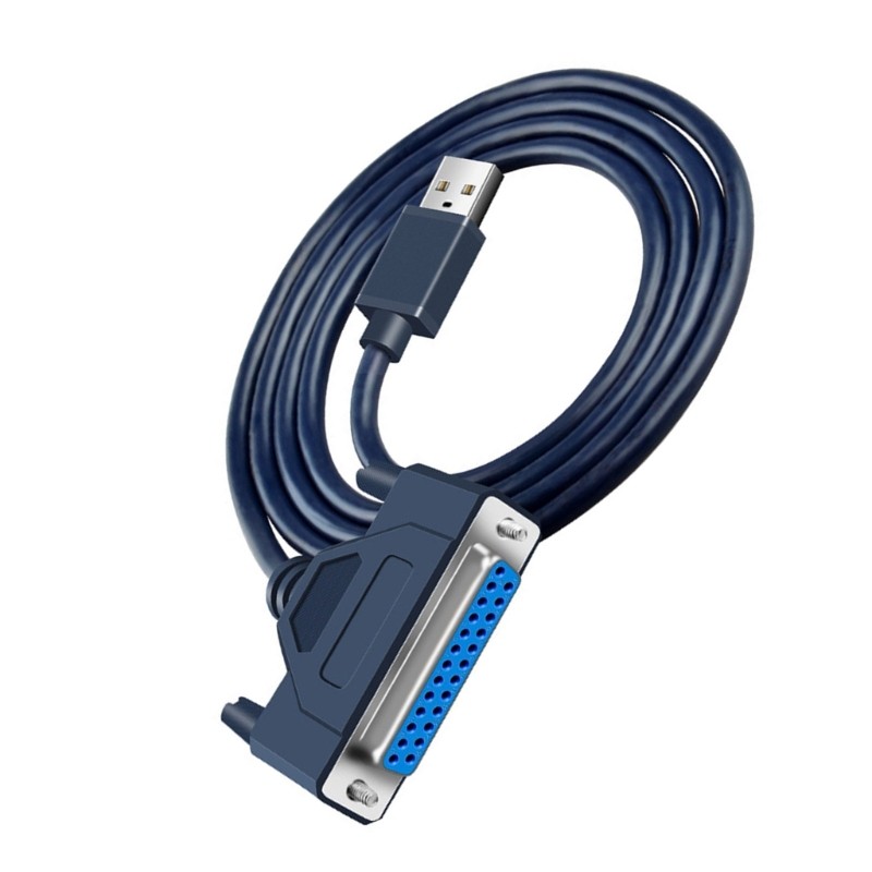 Cáp máy in Doublebuy USB 2 0 sang Bộ chuyển đổi song song DB25 Bộ chuyển đổi cáp máy in song song DB