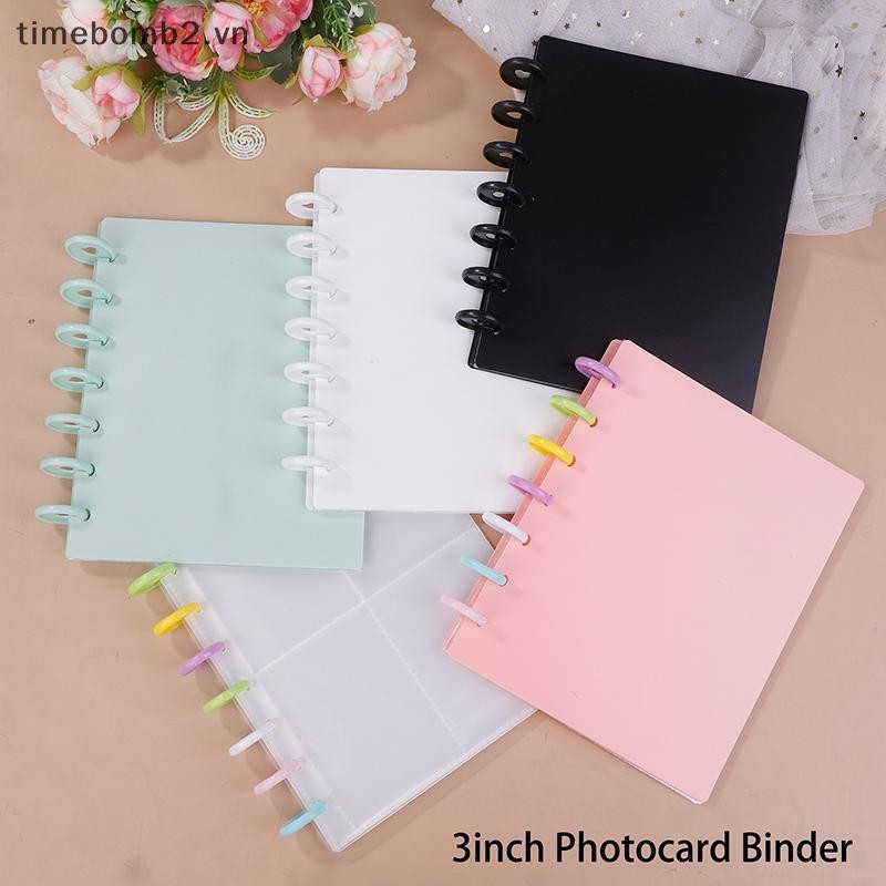 {Bag} 3 Inch 160 Túi Photocard Binder Album Ảnh Idol Card Binder Photocard Storage Photocard Holder 