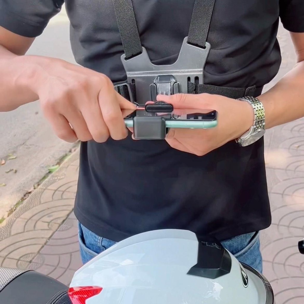 Dây đeo Camera hành trình + Điện thoại 4K 1080p Loại Tốt.