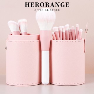  12 Chiếc Bàn Chải Trang Điểm Mềm Cao Cấp   Bộ Bàn Chải Trang Điểm Màu Hồng Di Động Mềm Blush Bàn Chải Phấn Mắt Bộ Cọ Trang Điểm Nền 