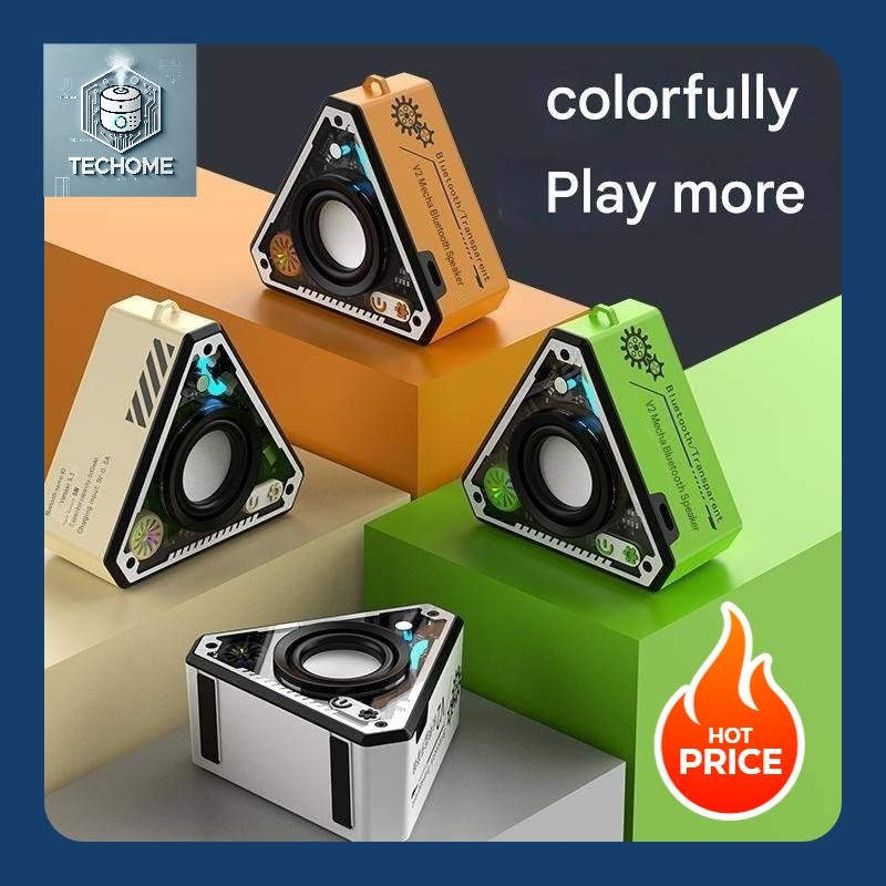 Loa Bluetooth không dây Mini V2, Bass tuyệt vời, 360  Âm thanh nổi, loa di động sạc trầm