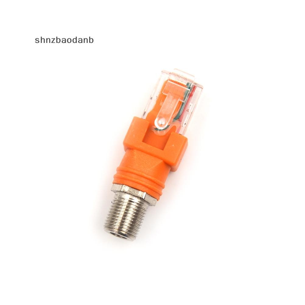 [SHNZFF] Bộ chuyển đổi khớp nối trục đồng trục F Female sang RJ45 mới RJ45 sang RF Connector YBUI