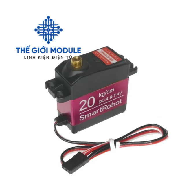 [Có sẵn] SR-6120MG Digital Servo 20KG - thegioimodule
