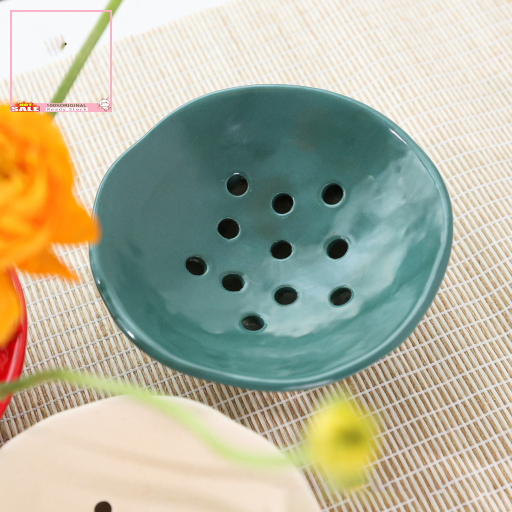 Gof Bình gốm tinh tế có lỗ Bình hoa Ikebana Nhật Bản Bát ếch hoa gốm cho văn phòng tại nhà Trang trí