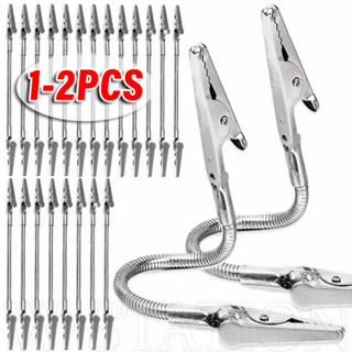 1 / 2 Kẹp Cá Mập Hai Đầu Đa Năng - Dành Cho Nhãn Siêu Thị, Ảnh, Hộp Ghi Nhớ - Linh Hoạt, Bền Đẹp, Đa Năng - Phụ Kiện Trang Trí DIY - Kẹp Cá Sấu Kim Loại