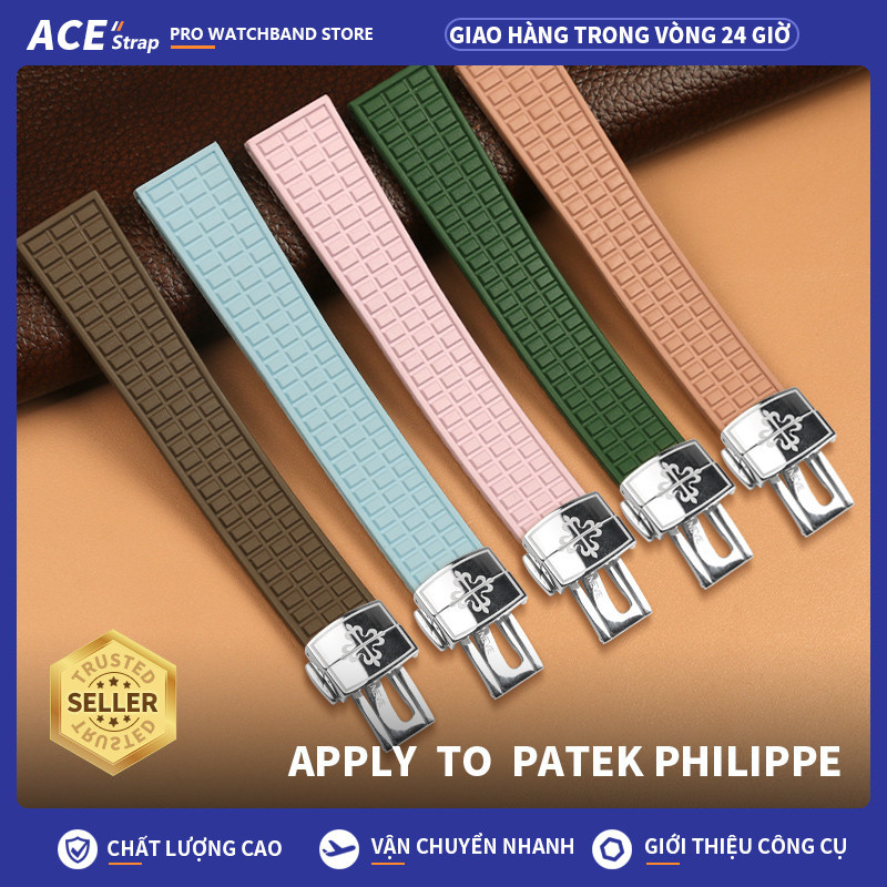Thích hợp cho dây đeo cao su Patek Philippe 19mm phù hợp với dòng nữ Aquanaut