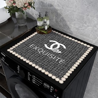  Máy Giặt Bao Miếng Lót Retro Hấp Thụ Nước Miếng Lót Bảo Vệ Hộ Gia Đình Trống Máy Giặt Top Chống Bụi Chống Nắng Bao Miếng Lót 