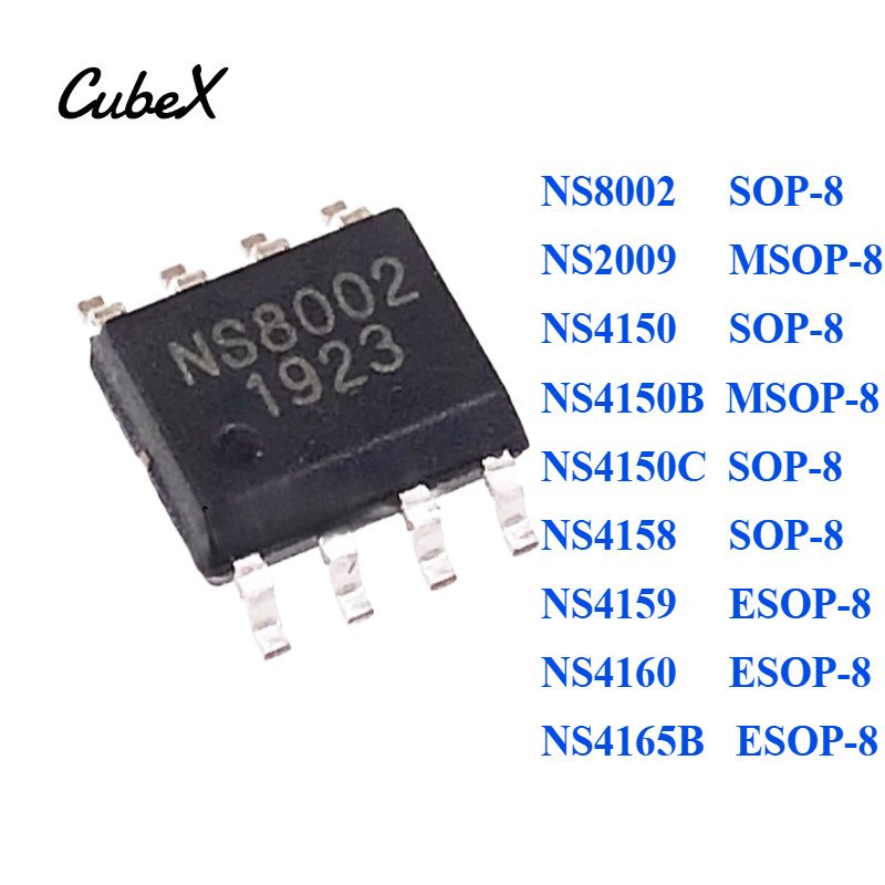 IC chính hãng NS8002 NS2004 NS4150 NS4150B NS4150C NS4158 NS4159 NS4160 NS4165B chip khuếch đại âm t