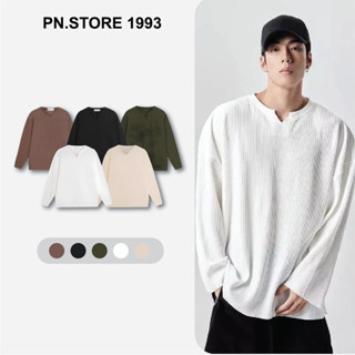 COMBO 2 Áo thun nam dài tay PN.Store1993 form dáng dễ phối chất vải thun gân cao cấp Menswear