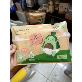 Combo 2 miếng dùng thử BB Nature đủ size cho bé từ 3-25kg