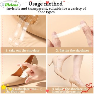 Dây giày silicon MELENE giúp giày cao gót vô hình chống rơi