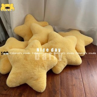 Ngôi sao đáng yêu gối ngôi sao vàng gối mềm lông tơ ngôi sao gối cho sofa ghế trang trí giường dễ thương hình pentagram cho bạn gái