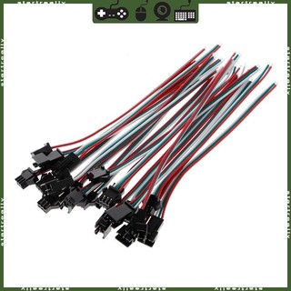 Sta 10 Cặp 3 Pin JST SM Nam Nữ Cắm Cáp Kết Nối Cho WS2812B WS2812 WS2811