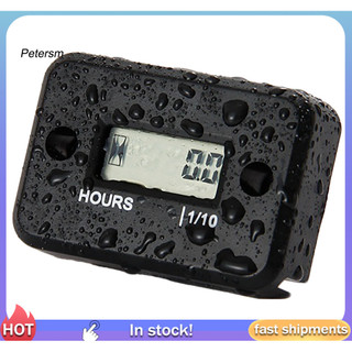 Pp Dirt Bike ATV Motor Motorcycle Hour Meter Bộ đếm LCD kỹ thuật số chống nước
