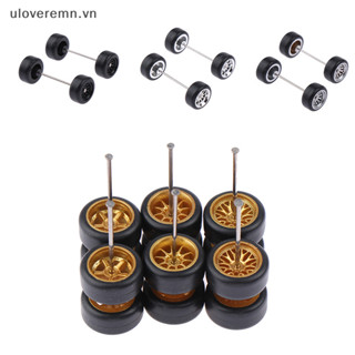 Uloveremn Sáng Tạo ABS Cơ Bản Sửa Đổi Các Bộ Phận Xe Đồ Chơi Cho Hotwheels Tomica Mini GT 1 Bộ 1 / 64 Mô Hình Bánh Xe Ô Tô Có Lốp Cao Su VN