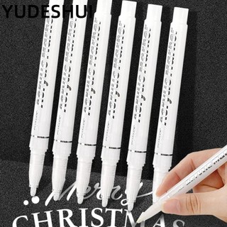 YUDESHUI Graffiti Tranh YudhUI, Bút Sơn Acrylic 1mm có độ bóng cao, Đồ dùng vẽ gốc nước Bút đánh dấu nổi bật mực chống thấm nước