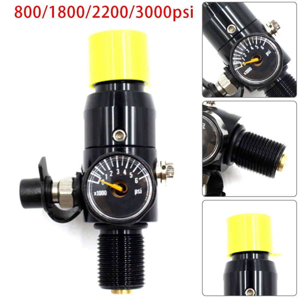 [Theam] -PCP Máy nén khí HPA4500psi 5 / 8Tank Điều chỉnh áp suất đầu ra van điều chỉnh