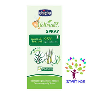 Xịt đa năng xua muỗi bảo vệ da chiết xuất tinh dầu tự nhiên Chicco NaturalZ 100ml
