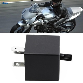 【Anna】3-Pin LED-Adjustable Motorcycle Flasher Relay Turn Signal Indicator Hyper Flash