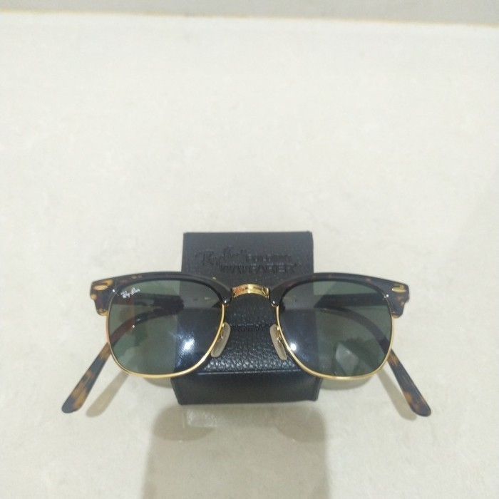 Kính râm nam RAYBAN Photochromicn ClubMaster Folding 2176 Kính râm bóng màu đen