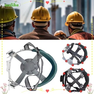OSY Lớp lót mũ bảo hiểm, Hệ thống treo Mũ hỗ trợ 4 / 8 điểm Dây đeo khóa có thể điều chỉnh, Đai đầu bền có thể tháo rời Mũ cứng màu đen và xám Phụ kiện bên trong CS