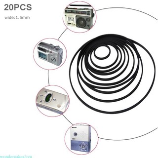 Wonderpakea3 Đai Cao Su Chất Lượng Thay Thế Bàn Xoay Phono Băng DVD Ổ Đĩa 1 5 Mm