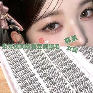 Nhóm Cô Gái Hàn Quốc Series Lông Mi Giả Sách Mi Mô Phỏng Tự Nhiên Cụm Đơn Phân Đoạn Bộ Ba Người Mới Zhang Yuanying Cùng Phong Cách 