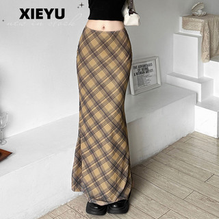 XIEYU Chân váy chân váy chữ  Phong cách INS Thời trang Fashion WWY23B0YDJ 19Z240507