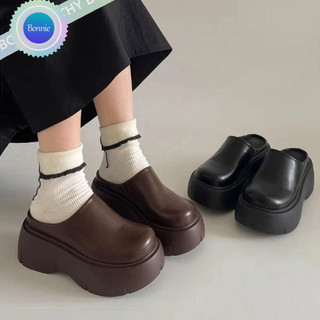 Dép nâng cao đế dày Bonnie Cathy. Dép Baotou thời trang ngoài trời