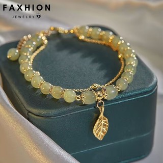 Faxhion Sang Trọng Men Hạt Vòng Tay Cho Người Phụ Nữ Giàu Có Dây Xích Phụ Kiện Trang Sức