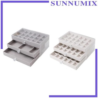 Hộp đựng trang sức Hộp đựng trang sức Để bàn Hộp đựng trang sức Hộp trưng bày cho bông tai Vòng tay Phòng ngủ Mặt bàn