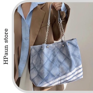  Túi tote da hoạ tiết phối jean năng động (56)