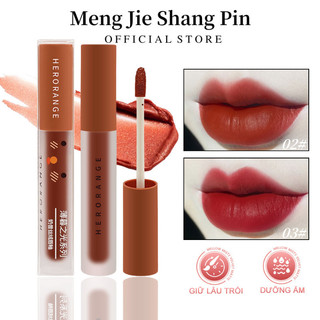 Son Lì HERORANGE Mềm Mịn Như Nhung Chống Thấm Nước Chống Khô Môi Lâu Trôi
