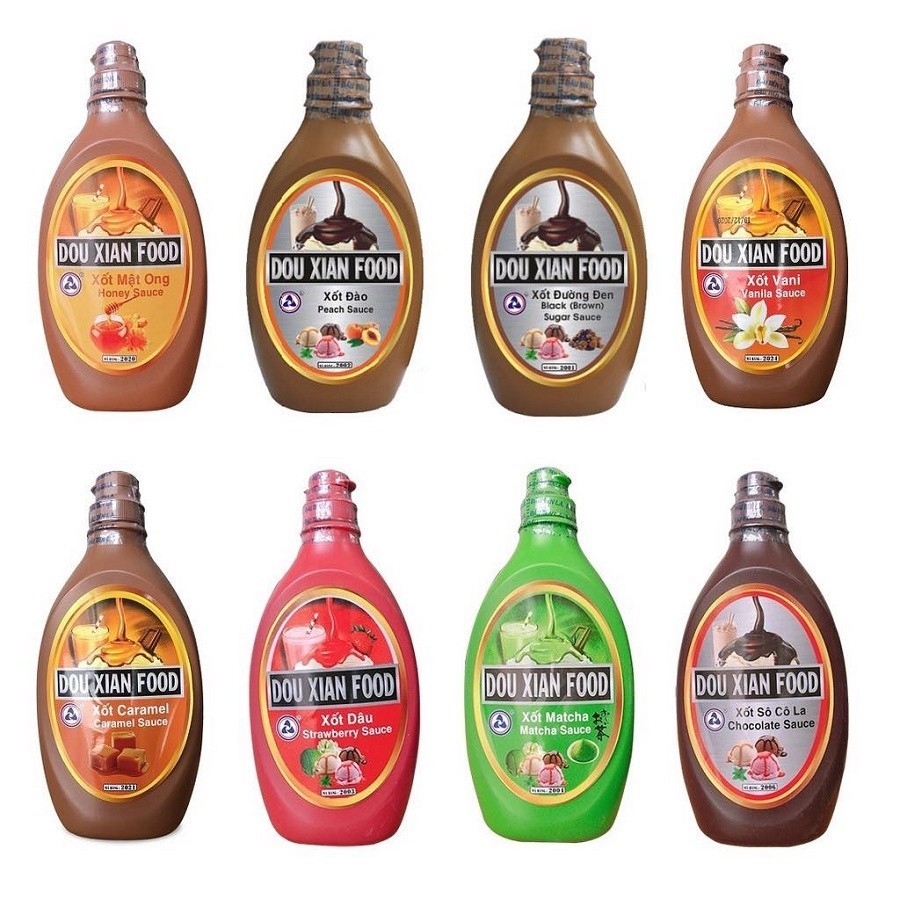Sốt topping Douxian chai 500g